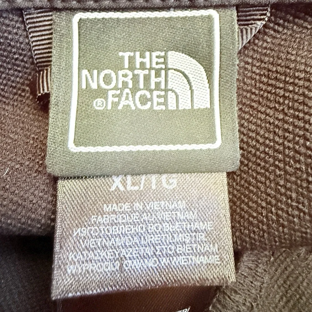 The North Face‎ Black Jacket 1/4 Zip Mid Weight Coat Mens Size XL